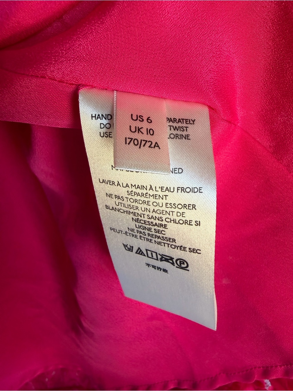 Maeve Anthropologie Pink Rose 3D Floral Textured Skirt NWT Size 6 - Picture 5 of 6